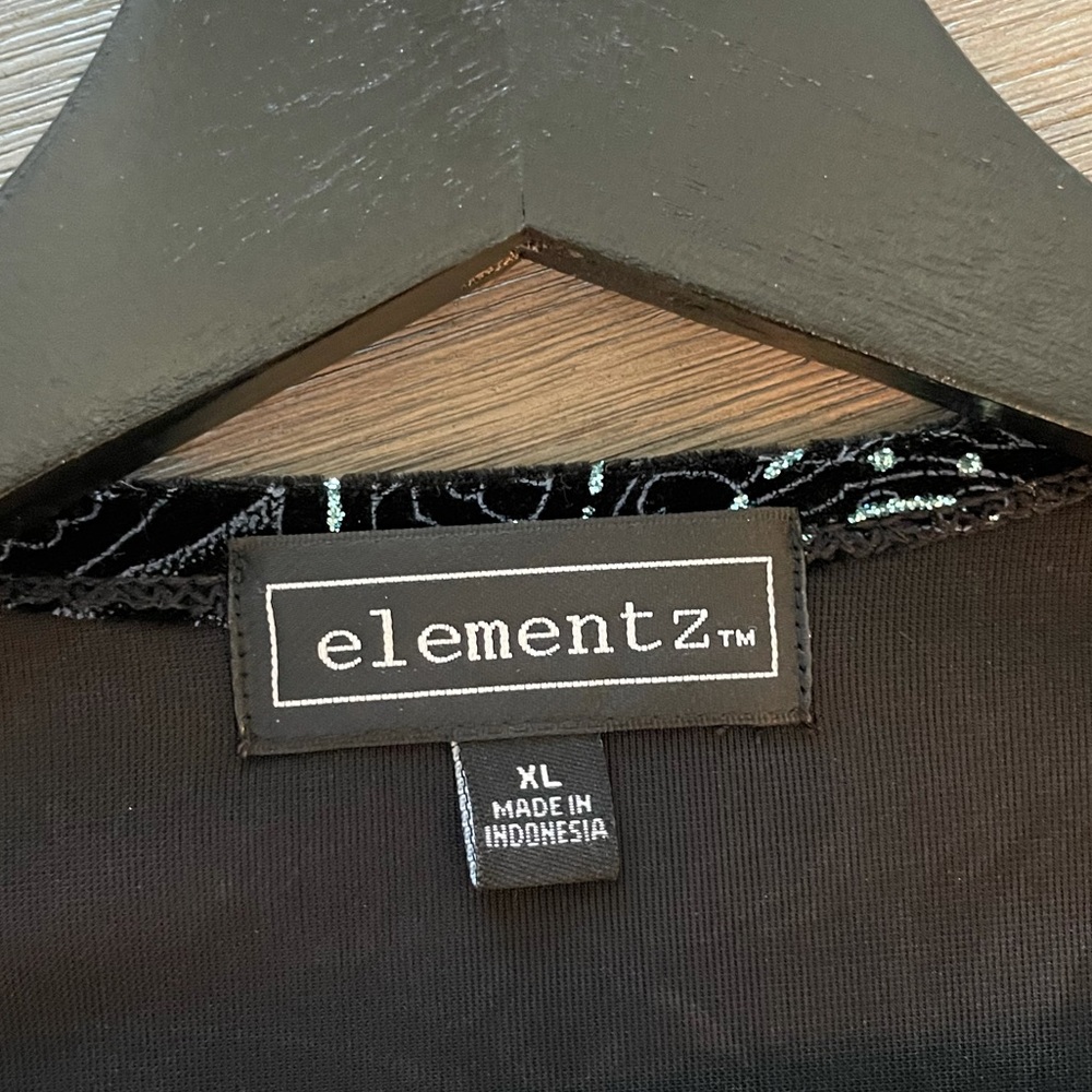 🆕 Elementz dressy top, XL,  NWT - Picture 6 of 9